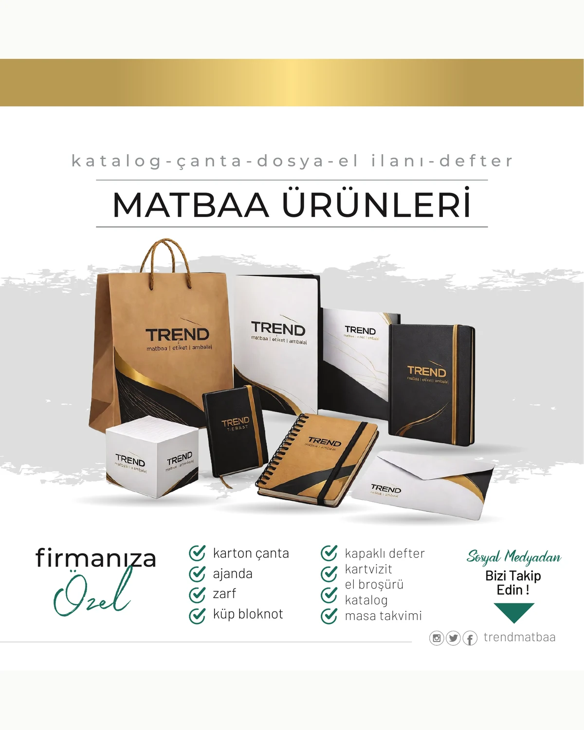 Gaziantep kurumsal baskı kataloğundan tanıtım ve basılı ürün örnekleri